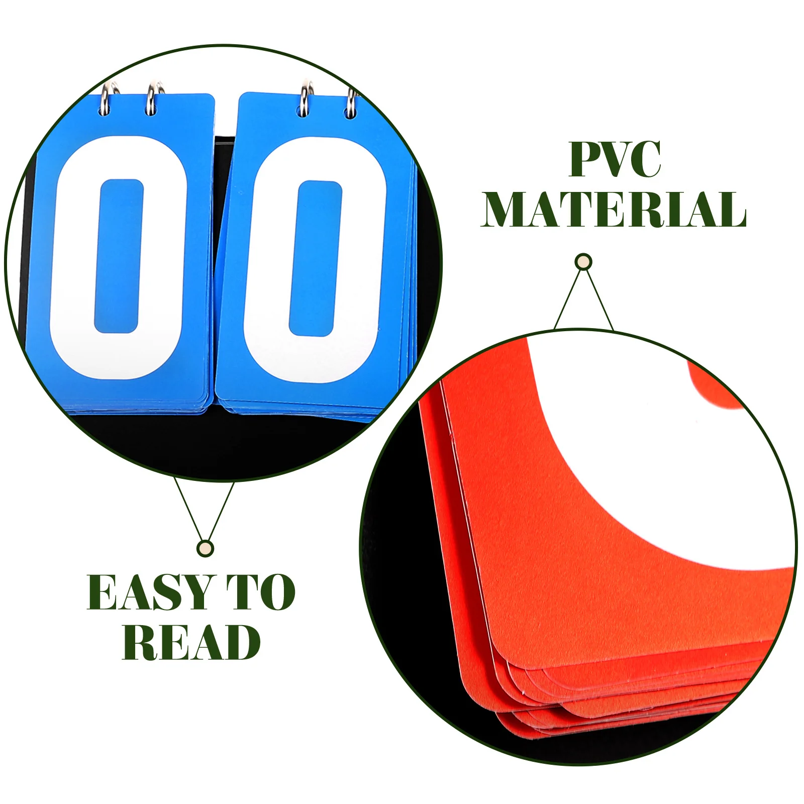 

Professional Flip For Basketball Portable Pvc Scoreboard Durable Reusable Sports Scoreboard Competition Score Accessories Ball