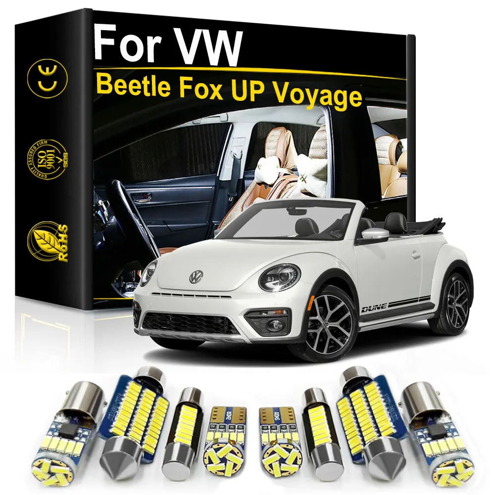 

Светодиодная подсветка салона Canbus для Volkswagen VW Beetle UP Voyage Fox 1998 2005 2006 2007 2008 2011 2012 2014 2019