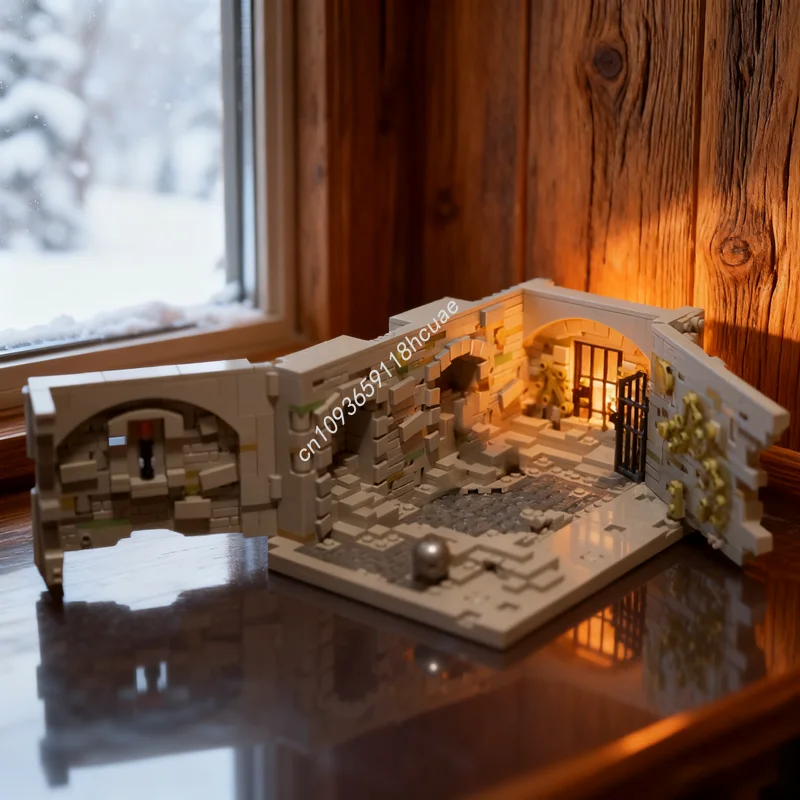 1138 قطعة MOC النفوس المظلمة أوسكار S غرفة نموذج اللبنات العمارة تجميع DIY بها بنفسك هدايا عيد الميلاد ألعاب إبداعية تعليم الاطفال #1