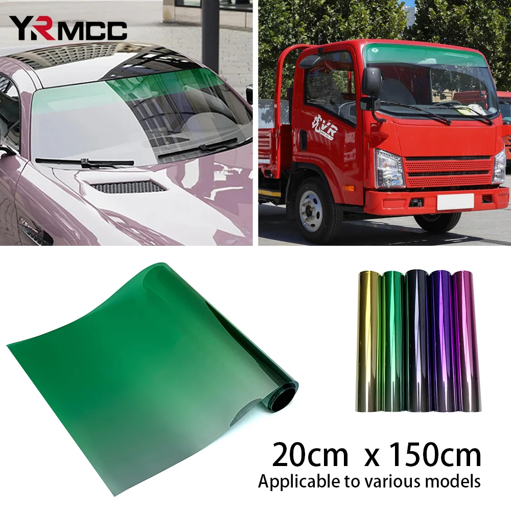 Car Front Windshield Sticker Auto Glass Sunshade Protective Film Heat Insulation Sun Protection Waterproof Films Car Accessories