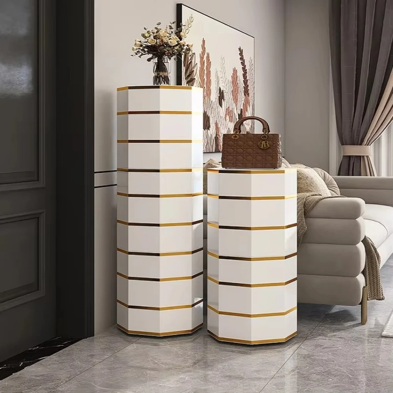 Modern metal steel shoe rack storage device intelligent rotating shoe cabinet living room hotel apartment