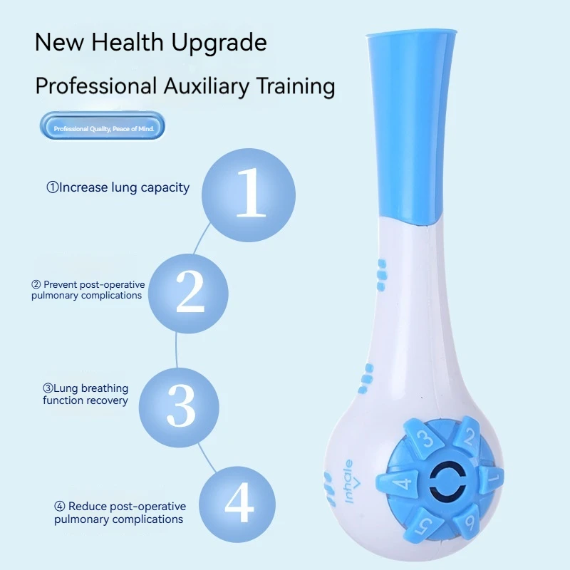 The Breather Breathing Trainer Lung Exerciser Adjustable Resistance Training For Lung Capacity Strengthening Adults