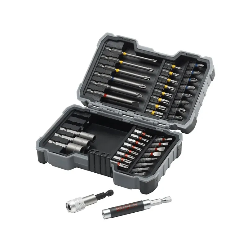 Imagem -06 - Bosch-home Elétrica Chave de Fenda Bit Grupo Broca de Poder Faça Você Mesmo Ferramenta de Extensão Elétrica go Ph1 Ph2 Pz1 Pz2 43 Pcs