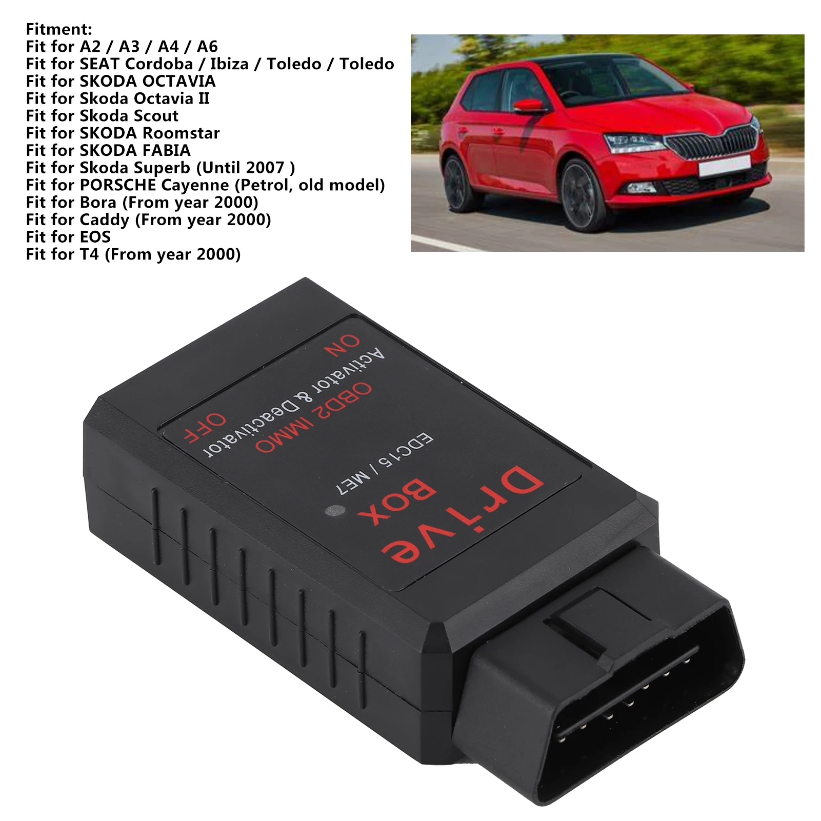 

Иммобилайзер OBD2 IMMO Деактиватор OBD2 Иммобилайзер Деактиватор Активатор Приводной ящик Диагностический инструмент EDC15 ME7 Подходит для A2///