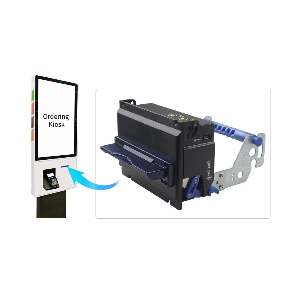 KP-347 8mm Fast Printing Speed Aut Cutter  Thermal Queue Ticket Printer