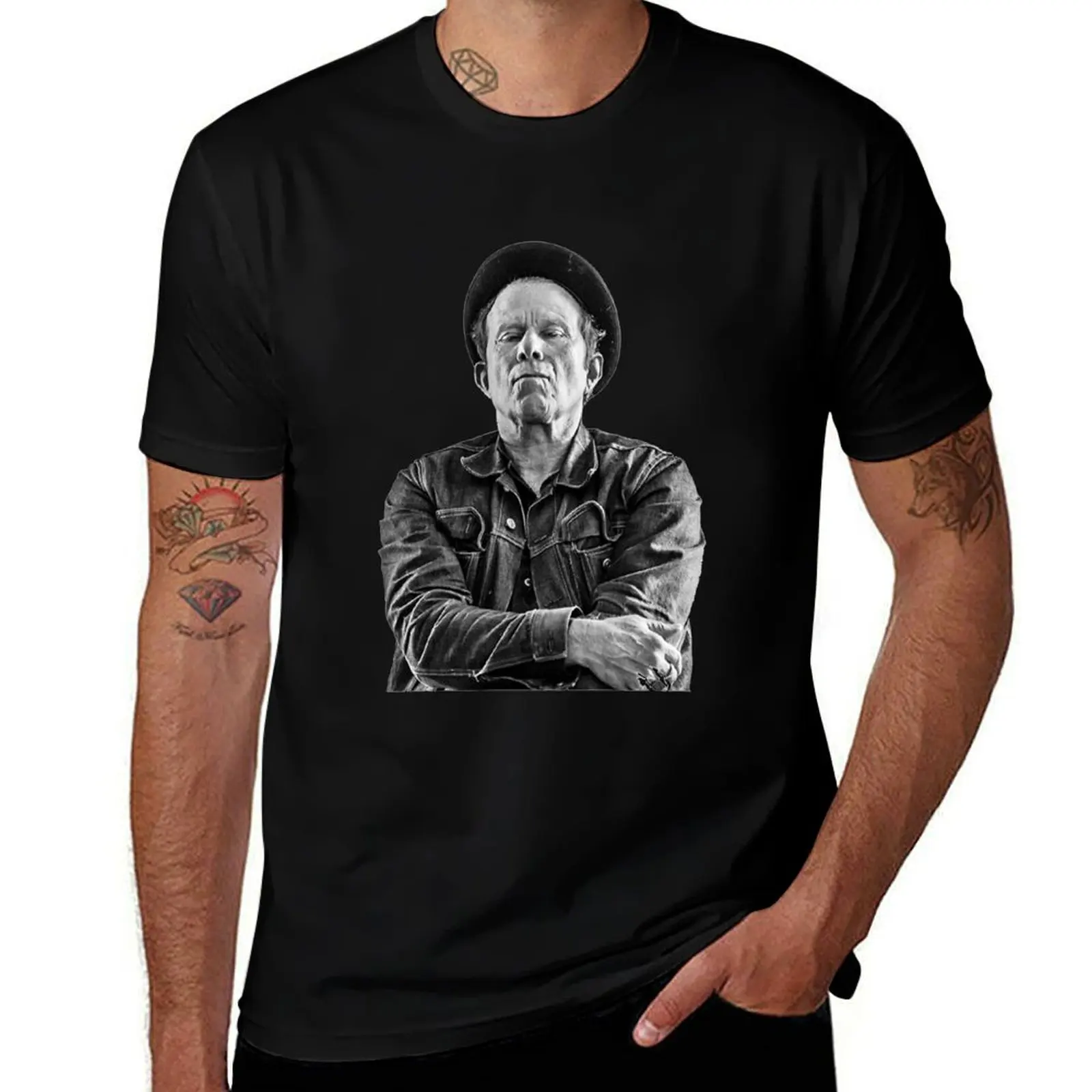 

Tom Waits T-Shirt funny t shirts cotton t shirts for man cotton soft T-Shirt