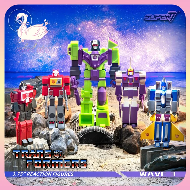 

Оригинальные фигурки Super 7 Transformers ReAction, Волна 3: Дирдж, Перцептор, Блайтвинг. Коллекционные модели, игрушки, подарки для мальчиков.