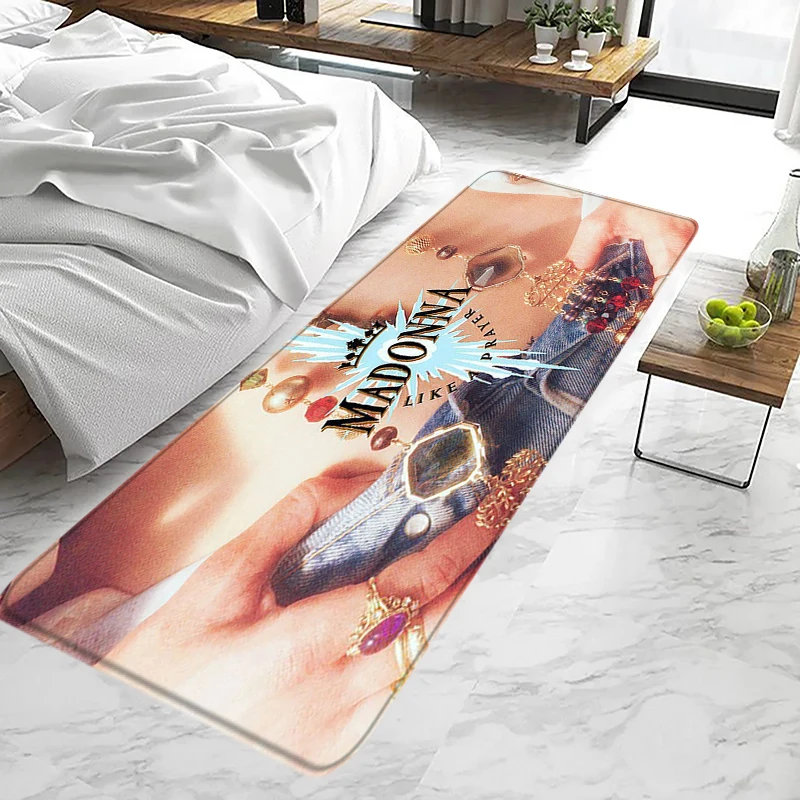 Floor Mat Inside Room M-Madonna Rugs Foot Carpets Entrance Doormat Female Singer Yoga Rug Non-slip Kitchen Mat Home Decor