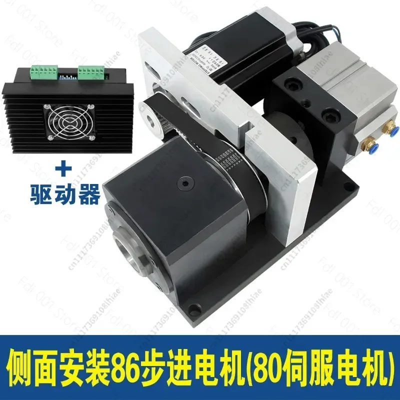 25mm High‑Precision Pneumatic Lathe Spindle, Automatic Rotating Fixture Chuck for CNC