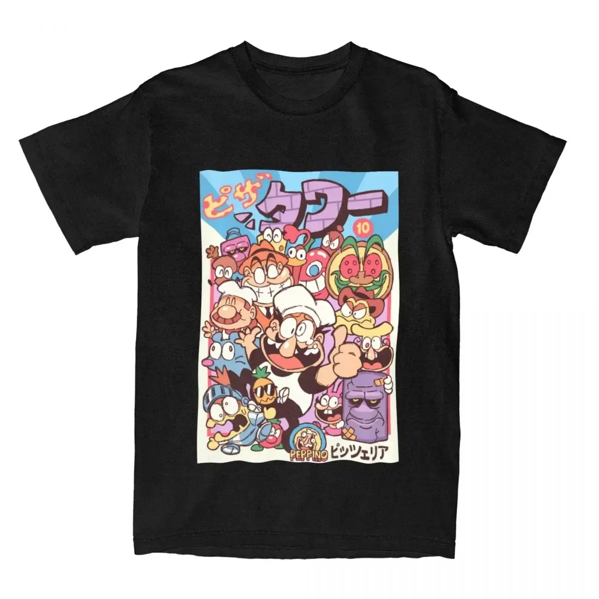 

Футболка унисекс с принтом «пицца», Повседневная винтажная уличная одежда оверсайз в стиле Харадзюку, с круглым вырезом, большие размеры