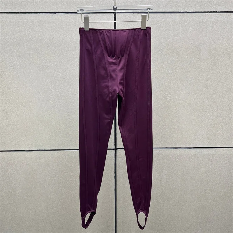 Women's pants 2026 Spring new elastic fishbone slim pencil pants low waisted walking yoga pants Women's leggings y2k trousers
