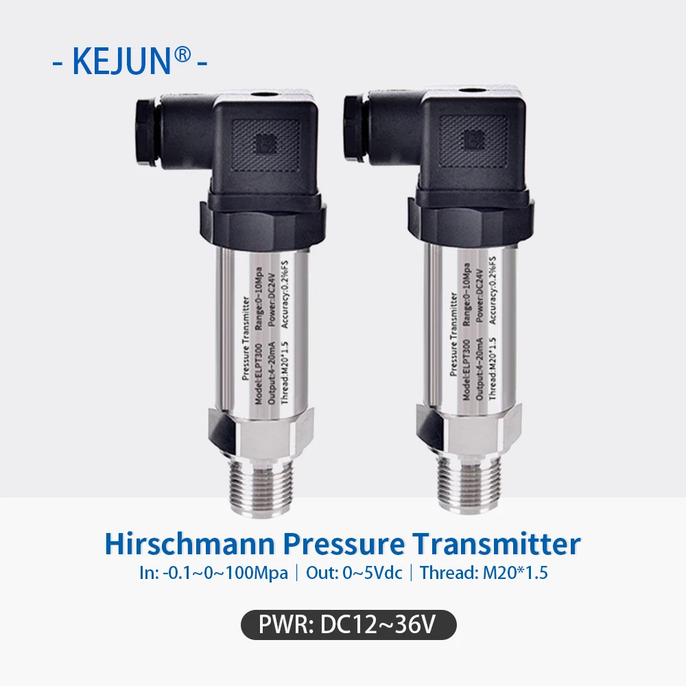 

0-5V Pneumatics Pressure Transmitter 0-100 bar Static Diffusion Silicon Pressure Hydraulic Oil Gas Pressure Sensor