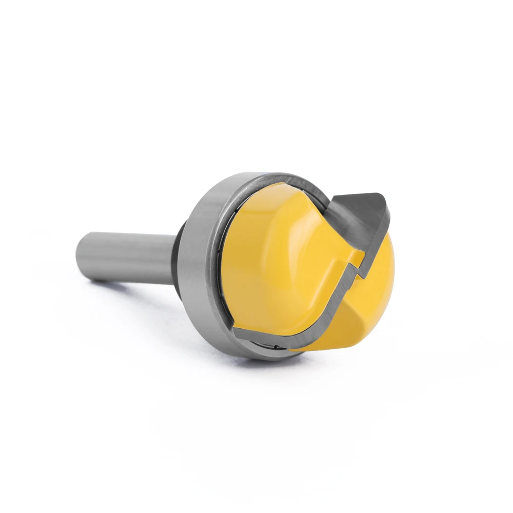 Imagem -02 - Lavie-fresadora de Nariz Redondo Tigela Bandeja Router Bit Rolamento para Carpintaria mm 6.35 mm Haste 11 Diâmetro