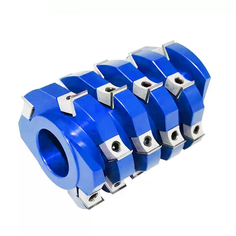 Disposable Spiral Milling CutterEnd Milling CutterOverlord CutterFour-Sided Planer Knife on ShaftAluminum Alloy Cutter Body