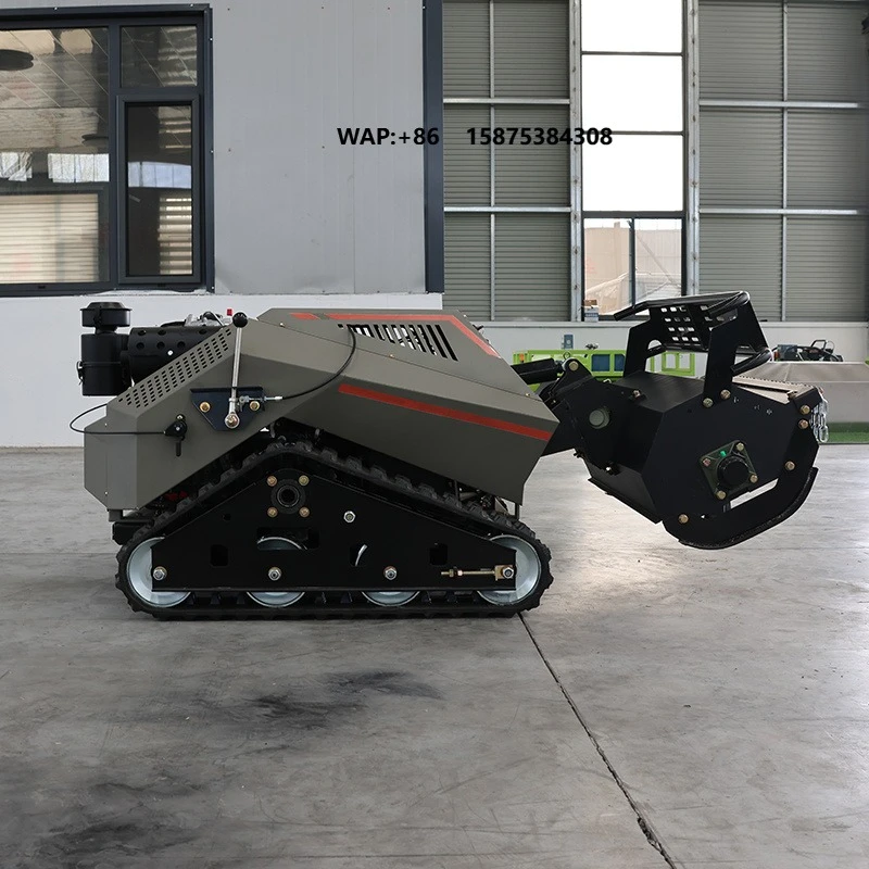 800mm Powered Heavy Duty Robot Remote Control Lawn Flail Mower With Weeder for Orchard