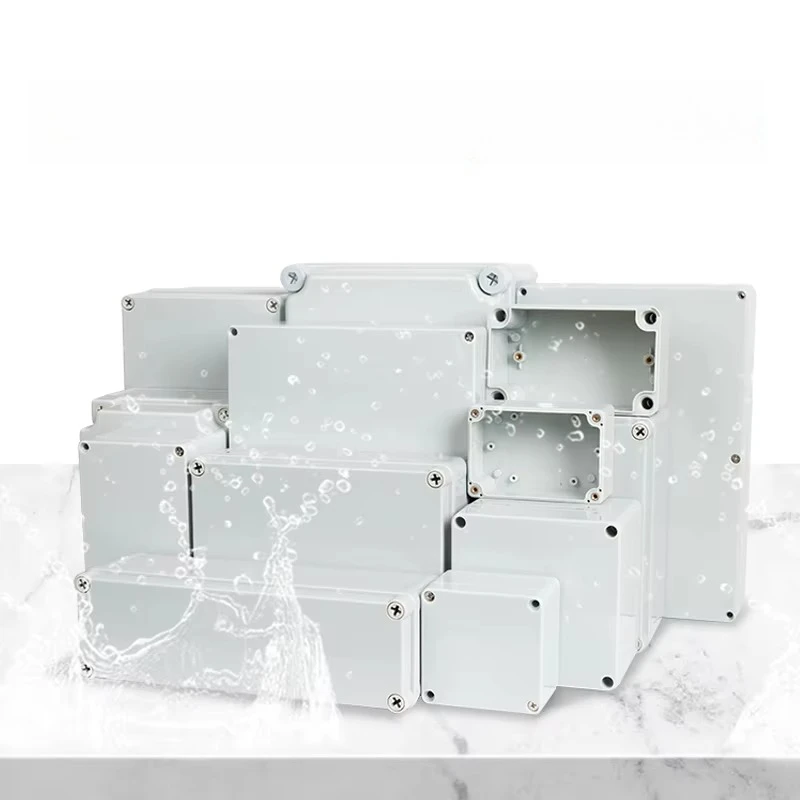 F-type ABS New Material Waterproof Box Plastic Terminal Box  Ip67 Outdoor Monitoring Power Button Junction Box Enclosure