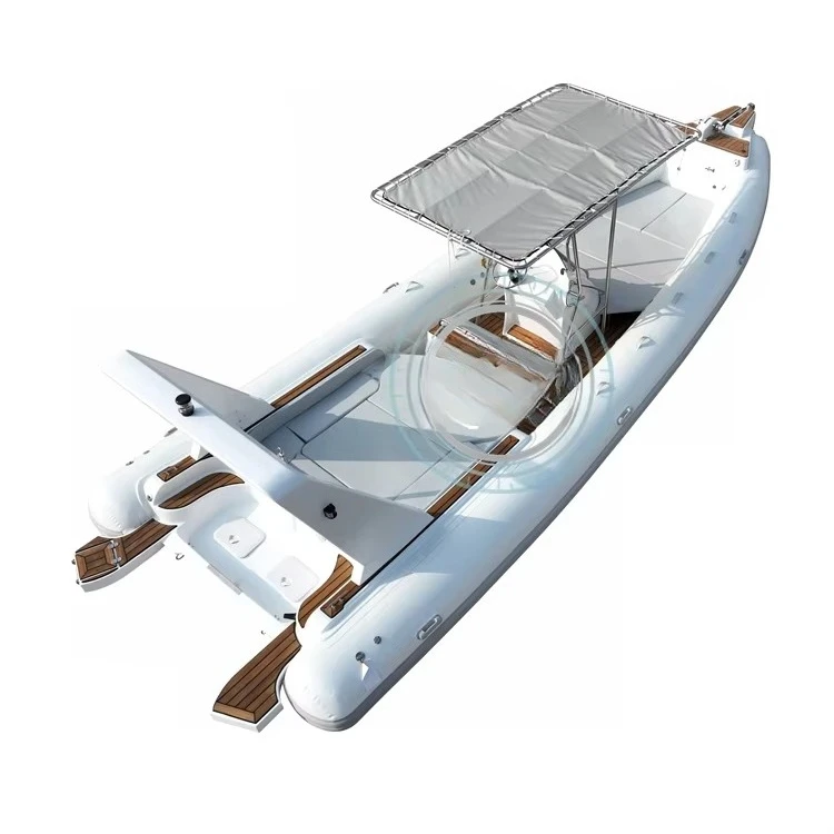 NEW Arrival 28ft 8.6 Meters Luxury Fiberglass Hull Hypalon Inflatable Sailing Yacht