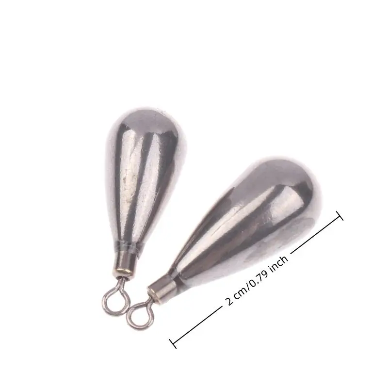 التنغستن الصلب الصيد الوزن قالب 1.3-14 جرام قطرة النار قلادة قطب Pesca المعادن تهزهز يلقي معالجة الغرق