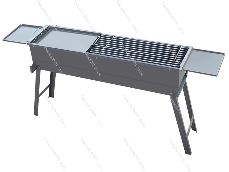 Thickened Barbecue Oven Household Charcoal Outdoor Barbecue Grill Outdoor Small Charcoal Oven Full Set