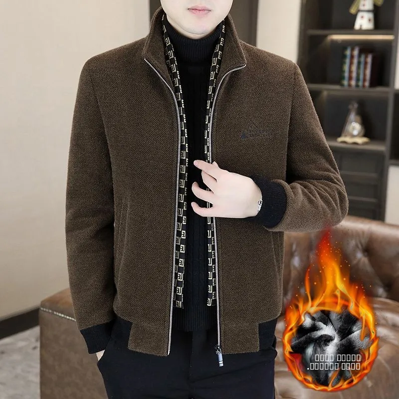 

Thiened Fce Winter Jaet ort Fit Woolen Casual Coat for Women Cleanfit Sle Inner Wear Thin Model from 202