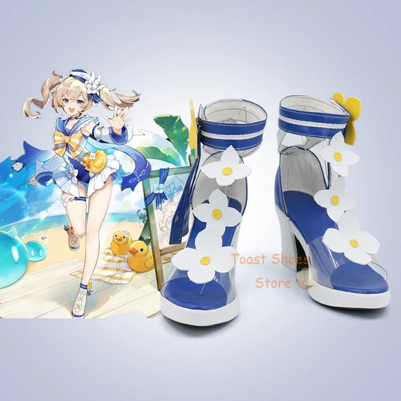 

Game Cosplay Comic Anime Game for Con Halloween Party Cosplay Costume Prop Genshinimpact Barbara Shoes