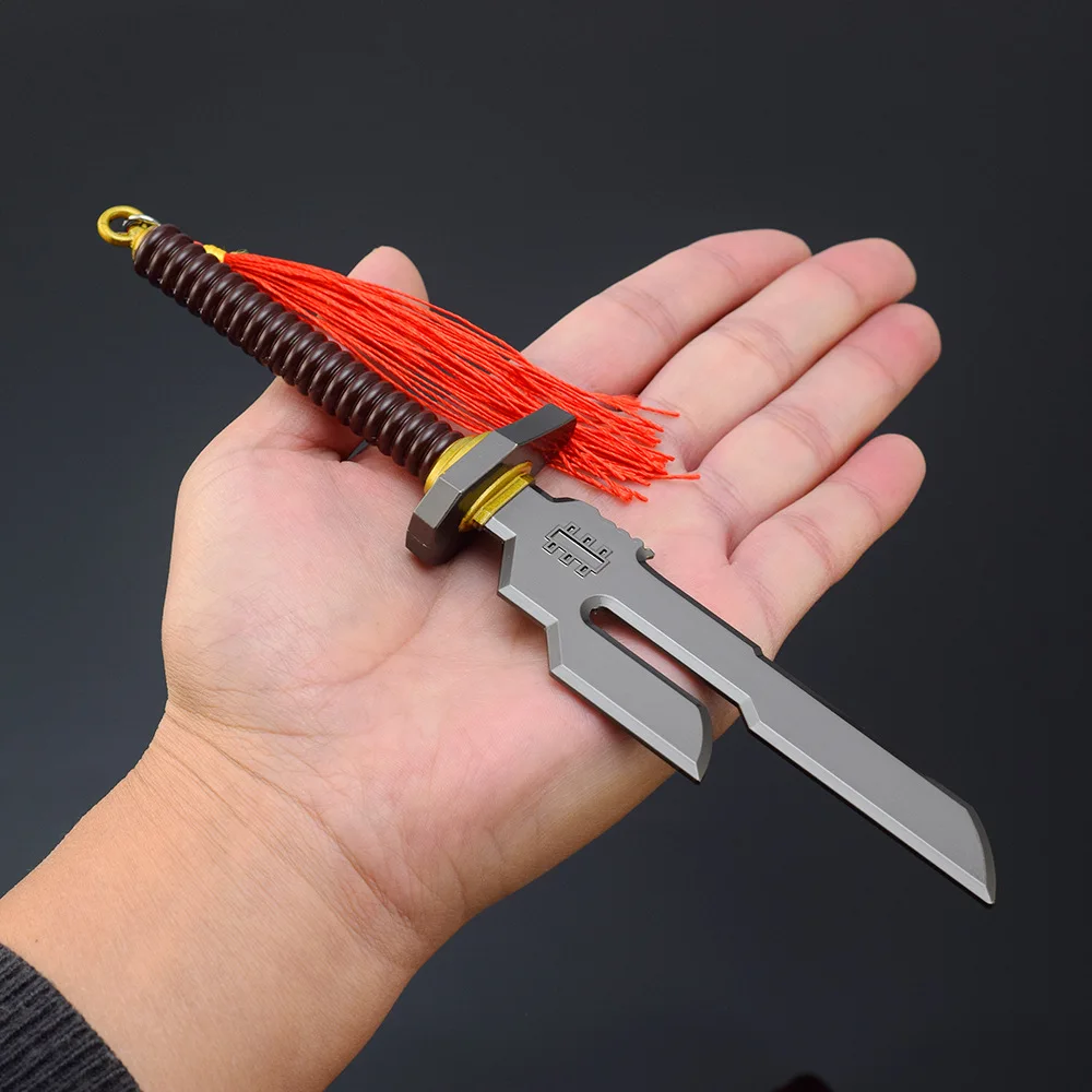 21cm Inverted Spear of Heaven Weapon Jujutsu Kaisen Anime Peripheral Fushiguro Toji Spear All Metal Model Sword Craft Gifts Toys