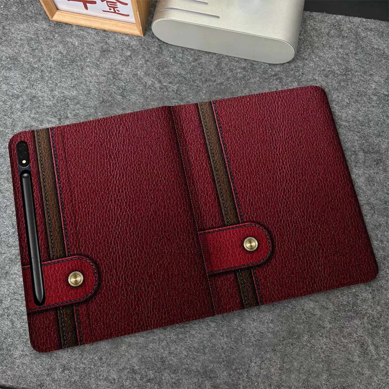 

Pink Wallet Buckle Design Gift For Samsung Galaxy Tab S10 S9 S8 S7 FE Lite Soft Flexible Support Tablet Case