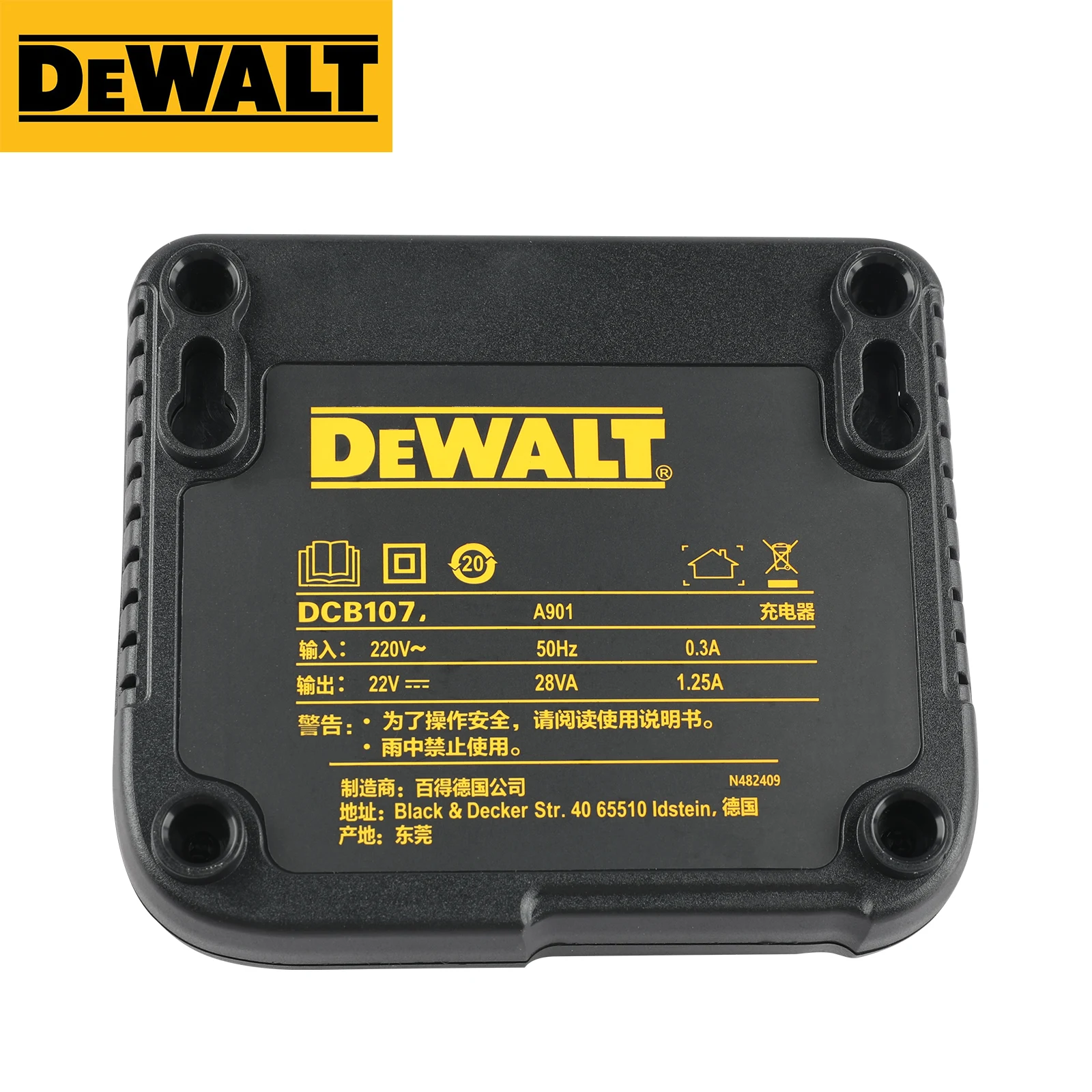 DCB107 2A Lithium Battery Charger For Dewalt 10.8V 18V 12V 20V