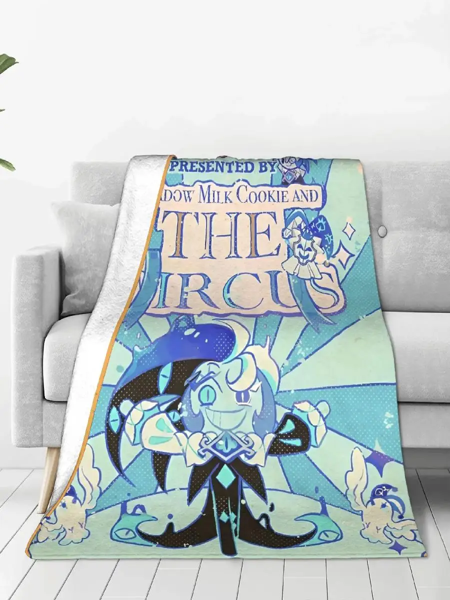 Cookie Run Kingdom Game Soft Plush Throw Blanket for Boys Girls Couch Bed Flannel Cover Warm Print Bedspread Sofa