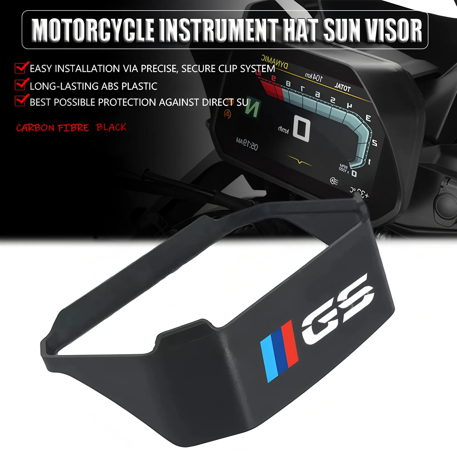 

For BMW R1200GS R1250GS Adventure GS 1200 F750GS F850GS Speedometer Housing Instrument Sun Visor Covers Motorcycle Accessoires