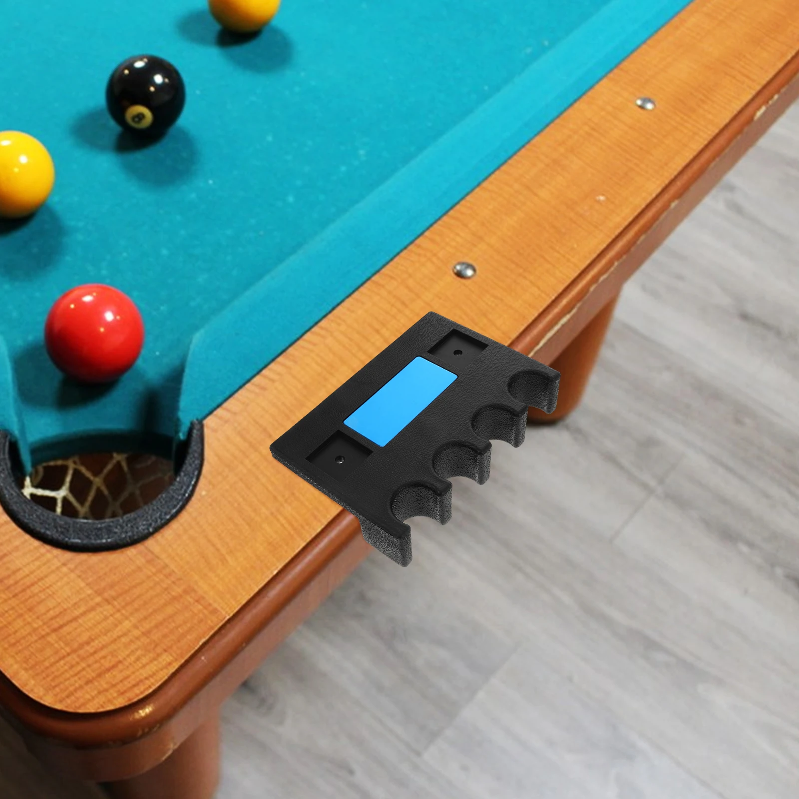 

2pcs Billiard Cue Rack Claw Non-Slip Pool Stick Holder Organizer Home Commercial Use Wall Mountable Pool Table Accessories