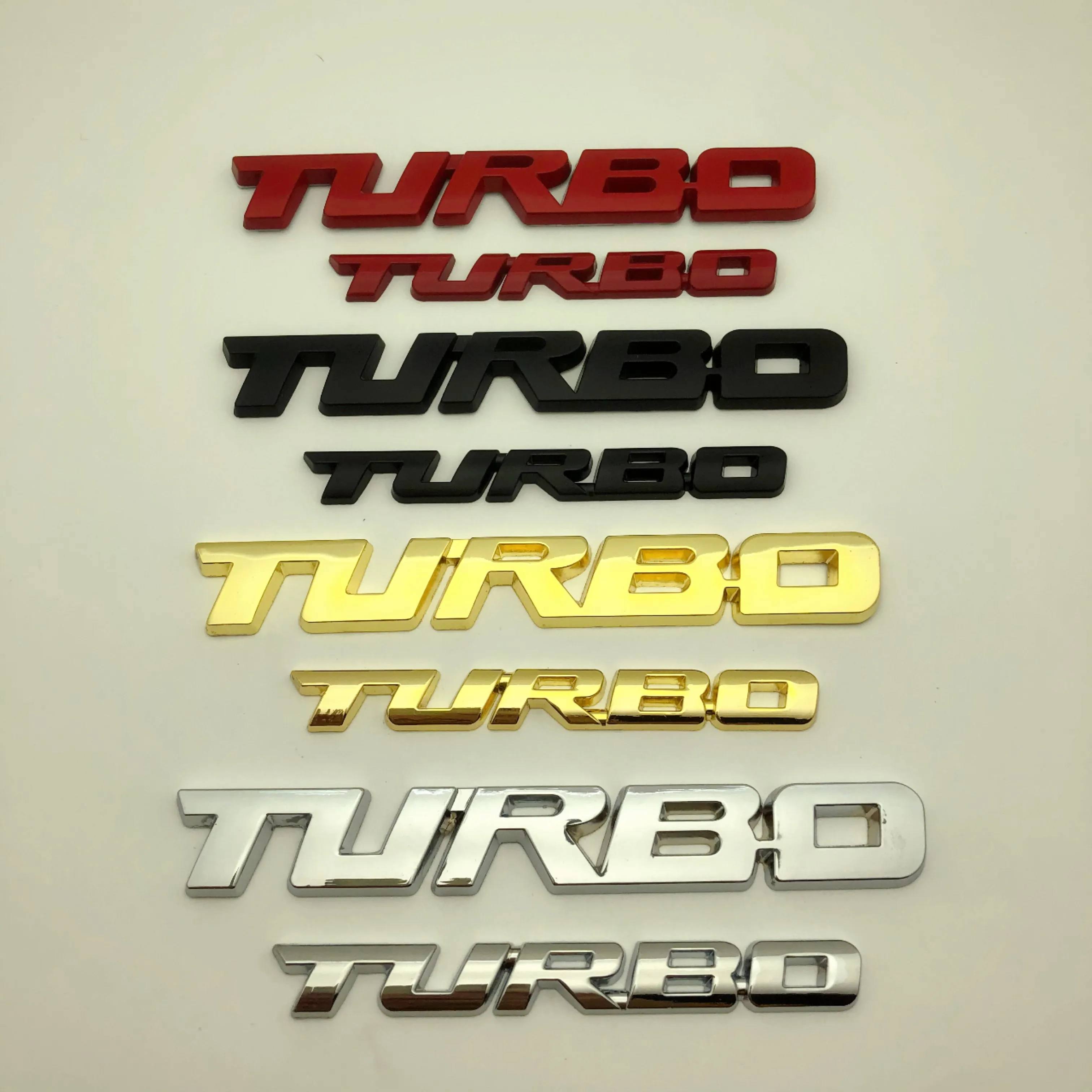 Металлическая Автомобильная наклейка TURBO 3D, эмблема кузова, наклейка, гальваническое покрытие, цинковый сплав, автомобильное украшение, автомобильные аксессуары