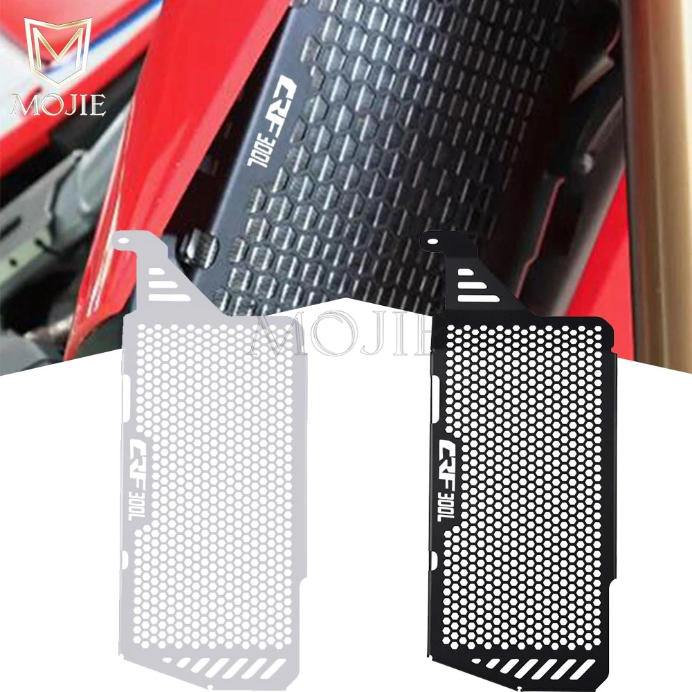 

Motorcycle Aluminum Radiator Grille Guard Oil Cooling Cover For HONDA CRF300L CRF 300L 300 L crf300 l 2021 2022 2023 2024 2025