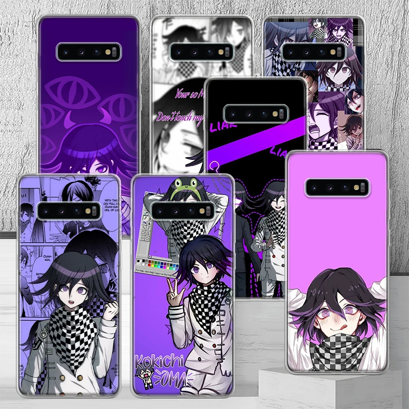 Danganronpa Kokichi Ouma Phone Case Shell For Samsung Galaxy S24 S23 S22 Ultra S21 Plus S20 FE S10 S10E S9 S8 + Cover Capa Funda