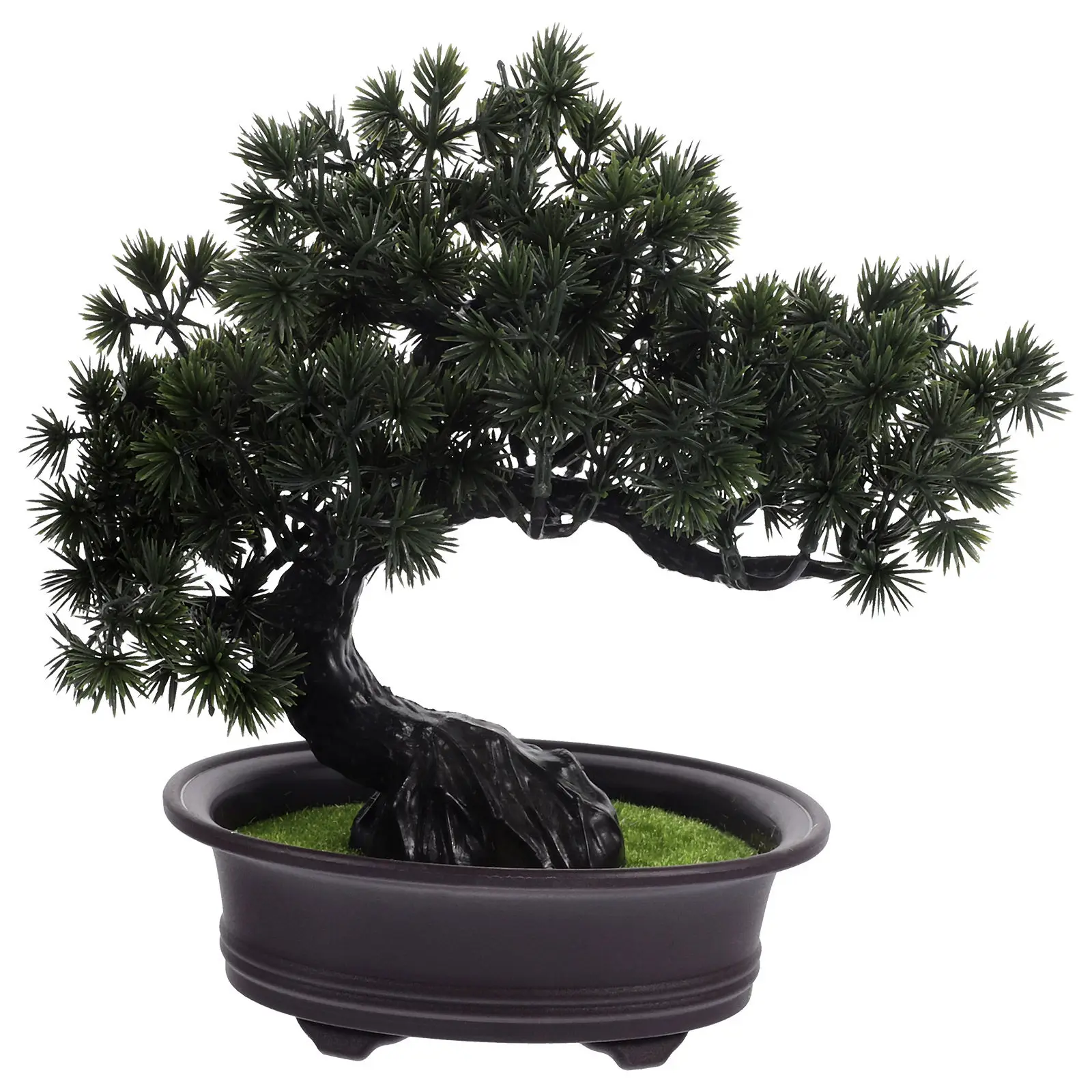 Fake Pine Bonsai Tree High Simulation Artificial Potted Plant Small Desk Decor Living Room Bedroom Shelf Interior Refreshing