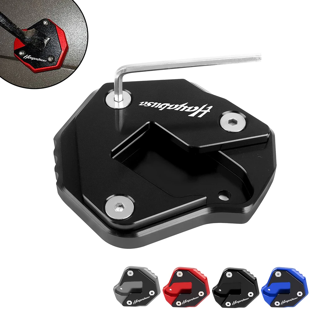 For SUZUKI GSX1300R HAYABUSA GSX-R 1300 GSX-R 2007-2021 Motorcycle CNC Kickstand Extension Plate Foot Side Stand Support Pad