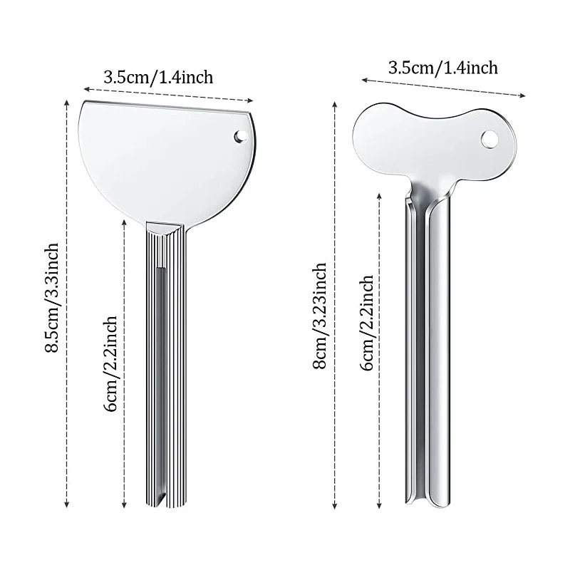 Escurridor de pasta de dientes para tubo, dispensador de rodillo, herramienta de Metal para teñir el cabello, llave de Color, accesorios de baño