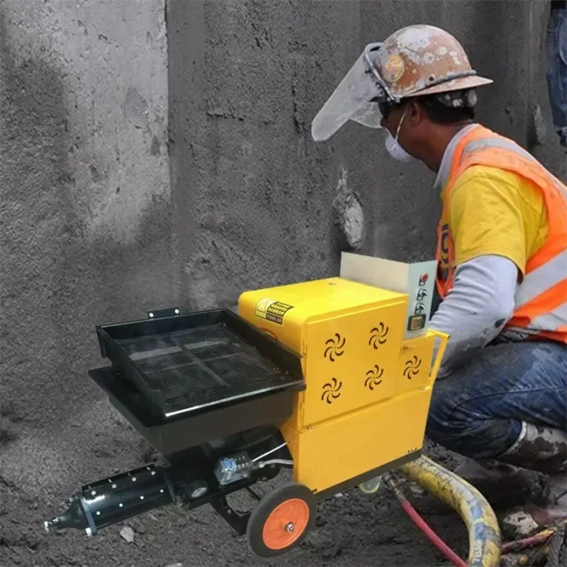 

Mortar Spraying Machine Shotcrete Equipment Plastering System Concrete Spraying Equipment Cement Mortar Tool Spray Hot Sale Hot