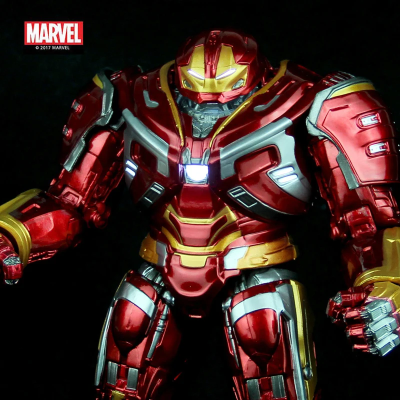21CM ZD Original MK44 Iron Man Hulkbuster 1/10 Chest Eyes LED Mark