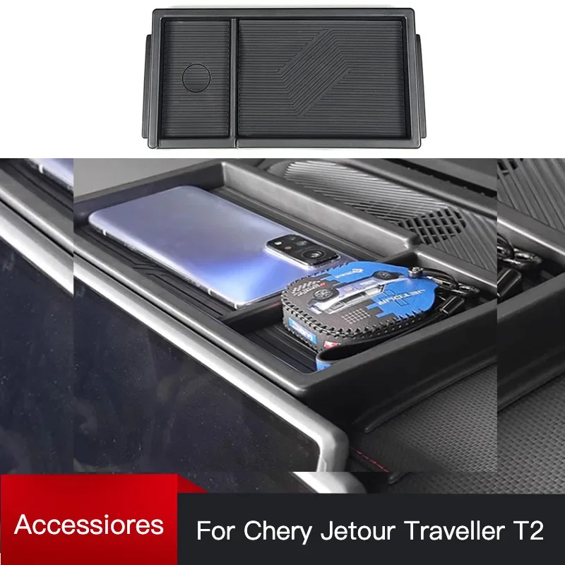 New！cherryJetour Traveller T2 2023 2024 Jetour T2 Storage Box Behind The Screen Dashboard Storage Box