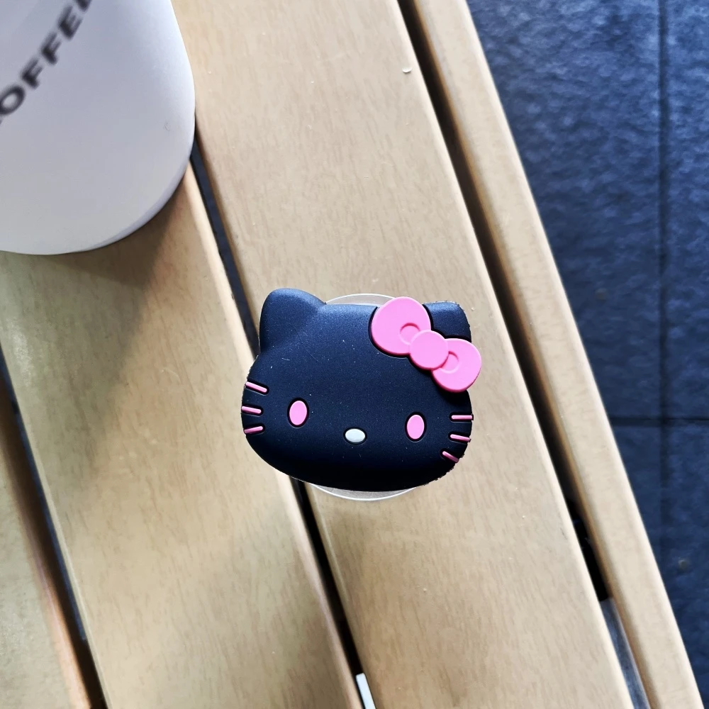 Simpatico supporto per telefono Sanrio Hello Kitty Griptok Supporto per anello da dito per custodie iPhone Samsung Grip Tok Socket Staffa regalo per ragazza