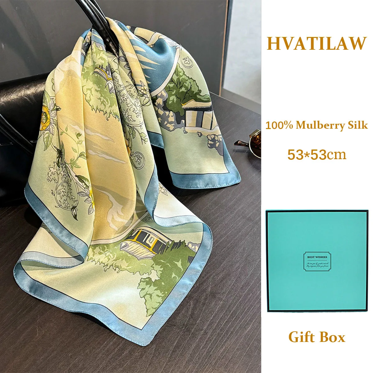 

2026 New 100% Real Silk Square Scarf Women Fashion Pashmina Poncho Shawl Foulard Bandana Hijab Wrap Neck Wrist Bufanda Echarpe