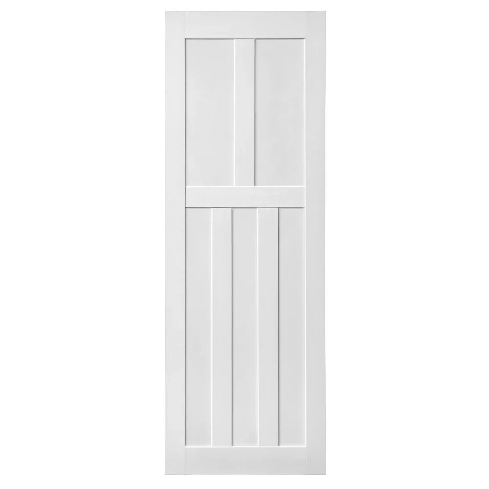 30x80 Five Panel Real Primed Door Panel Modern Interior Barn Door Moisture Resistant Ant Furniture Track Home Improvement