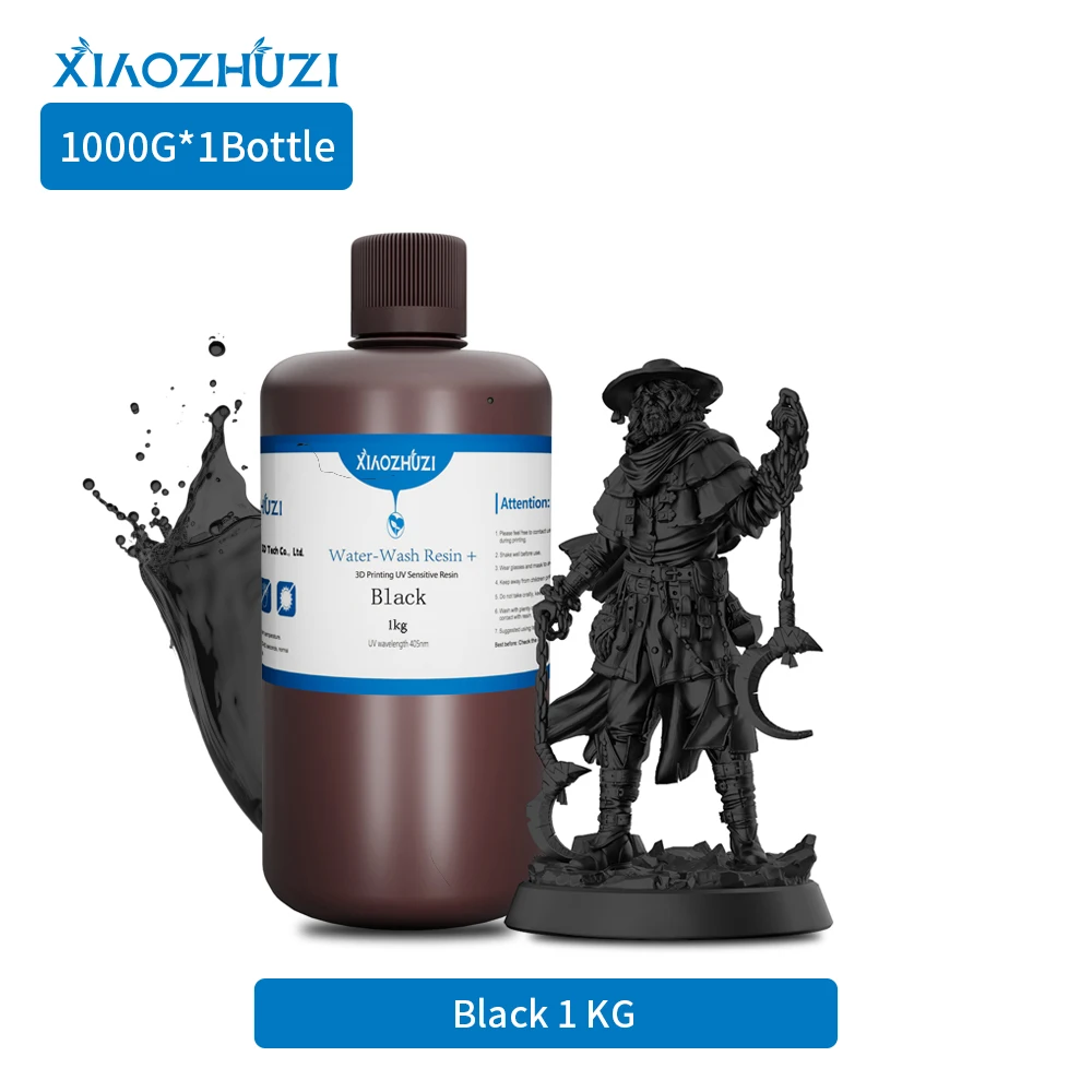 XiaoZhuzi - Washable Resin Light Curing 405nm Conjure 3D Printing Photopolymer Resin Anycubic/Elegoo LCD DLP 3D Printer