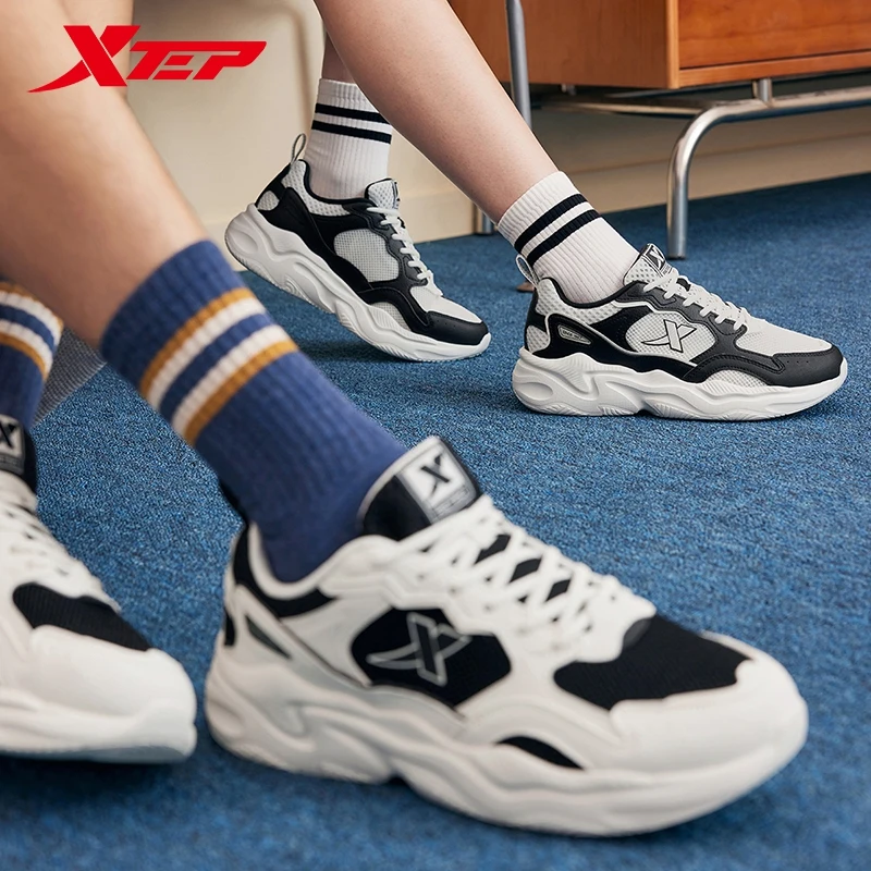 Xtep Sports Shoes For Men 2024 Autumn Fashion Comfortable Casual Shoes Increase Durability Leisure Outdoor Shoes 876319320021