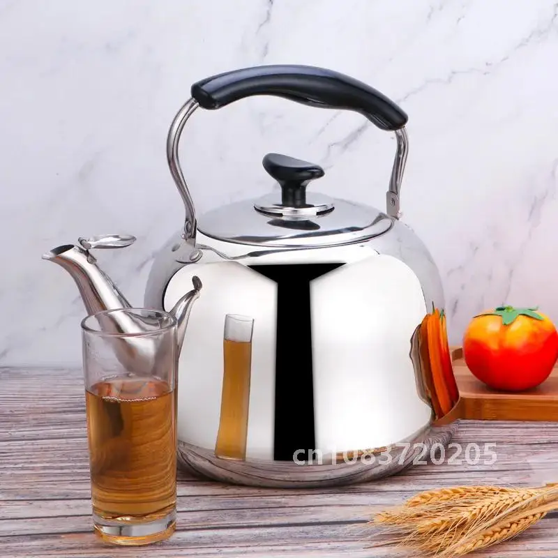 

304 Stainless Steel Whistling Kettle Gas Induction Cooker Water Pot Household Gas Kettle Creative Teapot 1.5/2/3/4/5/6L