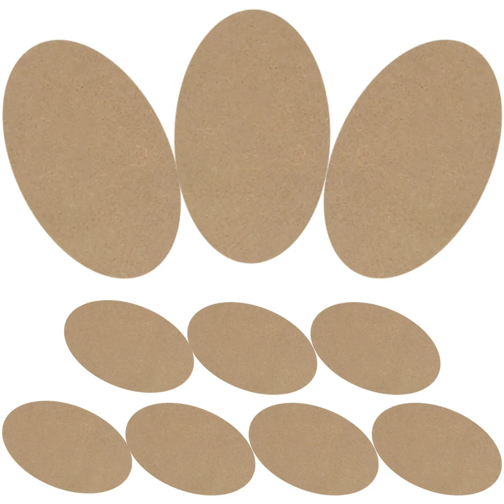 

10 Pcs Backing Board Wood Craft Small Pottery Board For Clay Round DIY Projects Supplies Handmade Decor Wooden Crafts