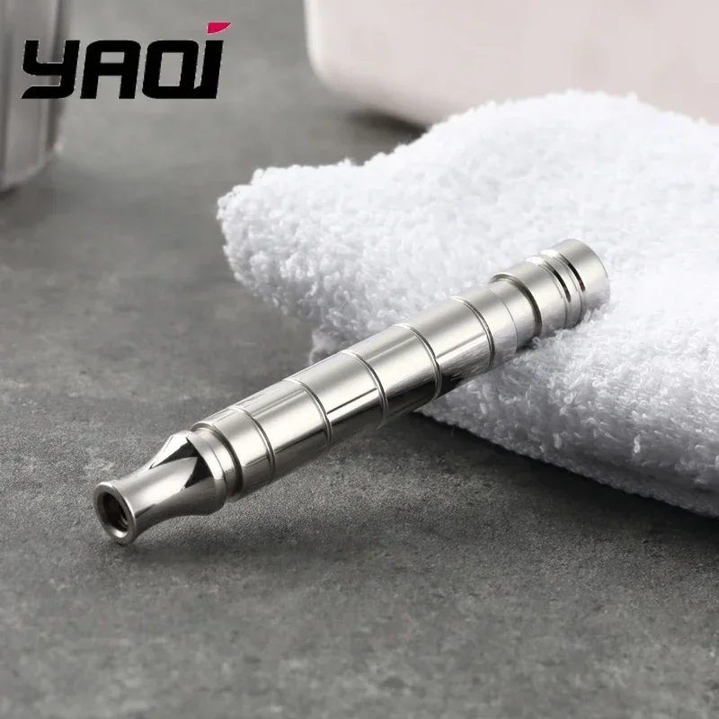 YAQI Saturn Polished Safety Razor Handle for Man, 303 stainless steel 86mm Heavy Razor Barber Precision Tool