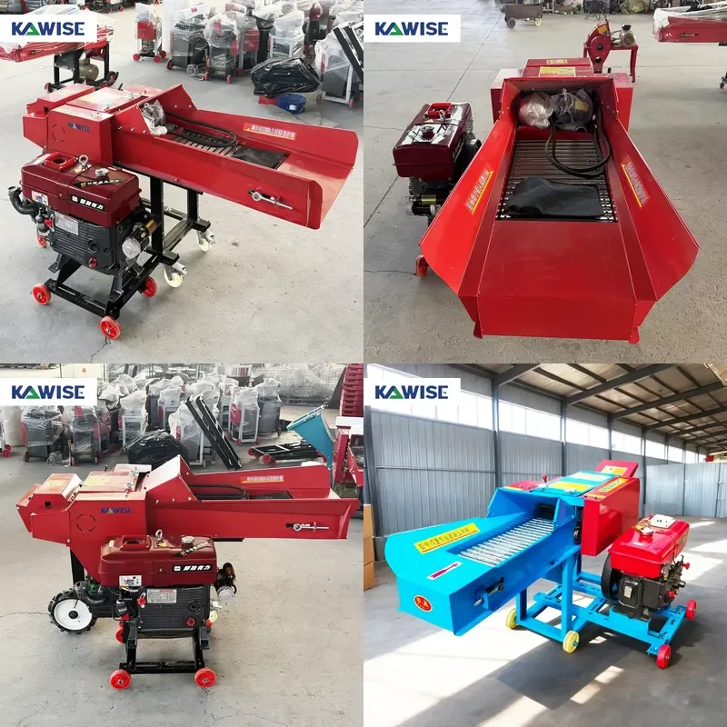 

High Capacity Chaff Cutter Machine With Wheels for Straw Dry Grass Forage Cutting on Farms