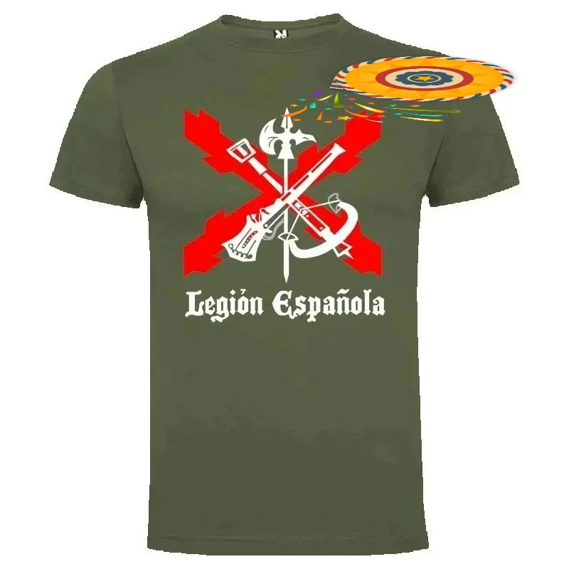 Legión Española Spanish Foreign Legion T-Shirt 100% Cotton O-Neck Summer Short Sleeve Casual Mens T-shirt Size S-3XL